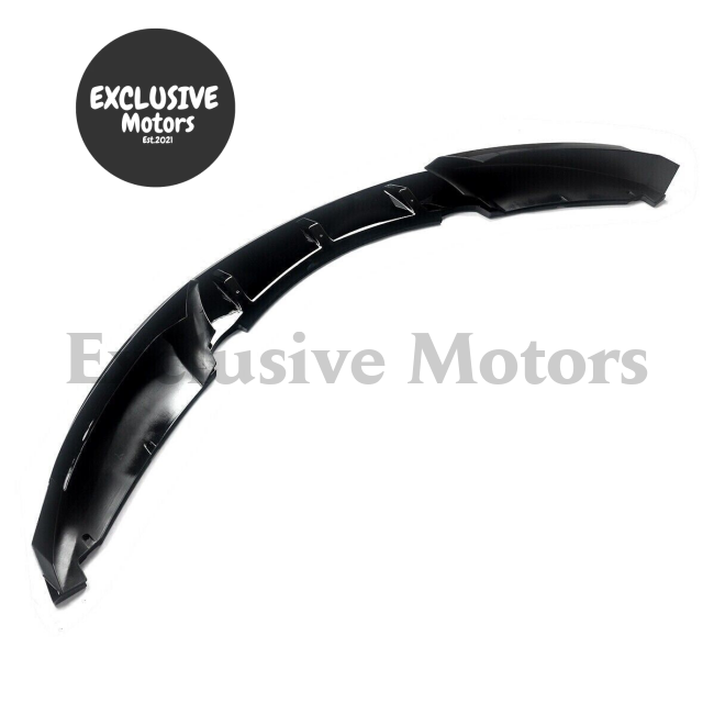 Gloss Black Front Bumper Splitter Lip for BMW 1 Series E82 M Sport (2007-2013)