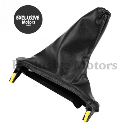 Handbrake Boot Cover Black Leather for Ford Falcon FG, FG-X (2008-2018)