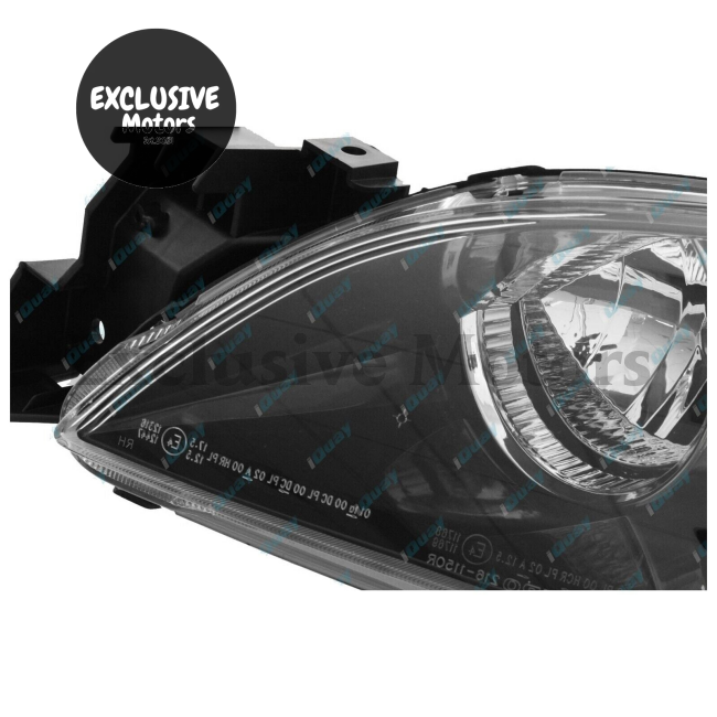 LH + RH Headlights Pair for Mazda 3 BK (2003-2009) 4-Door Sedan - Left and Right Set