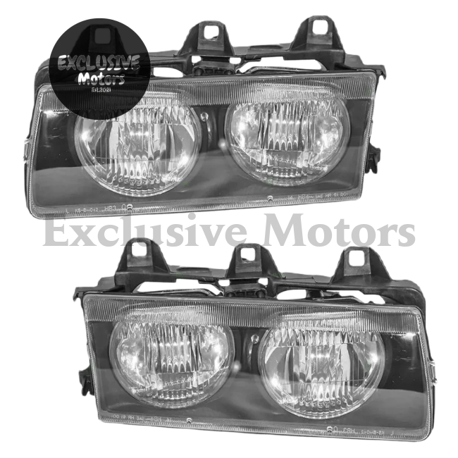 Headlights X 2 For Bmw 3 Series E36 1991-1997