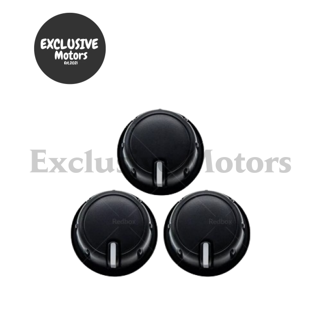 Heater Control Knobs X3 Suits Toyota Hilux Kun16