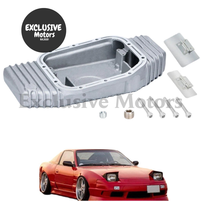 High Capacity Baffled Oil Pan for Nissan SR20DET (S13, S14, S15, Silvia, 180SX, 240SX)