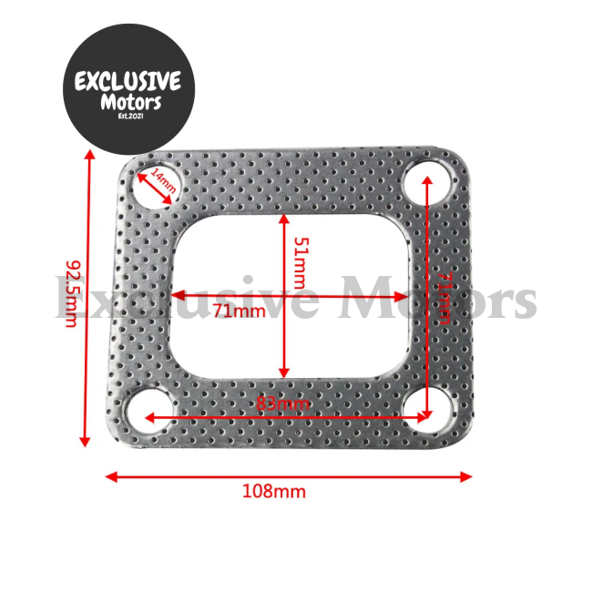 Inlet Manifold Turbo Gasket For T2 T25 And T28 Turbochargers