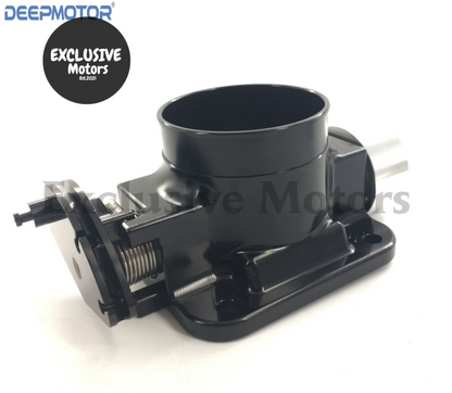 Intake Manifold with 76mm Throttle Body and Fuel Rails (Black) for Nissan S13 SR20DET