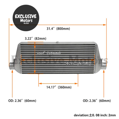 Intercooler Kit For Subaru Impreza Wrx Sti Gda/Gdb 2000-2005