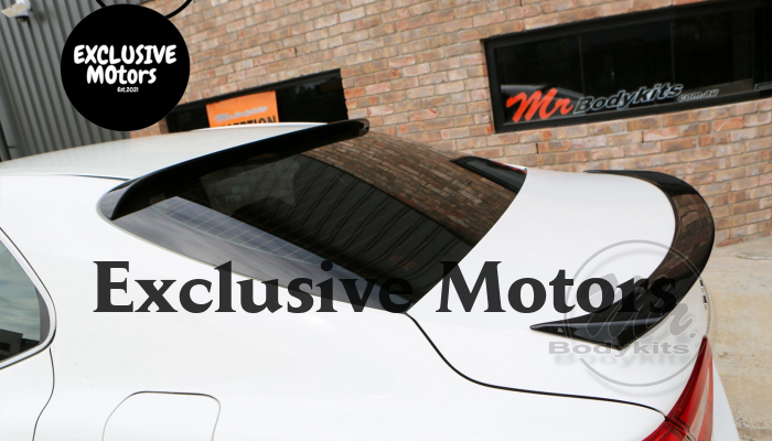 Black JDM Rear Roof Spoiler for Toyota Cay 2018-2024