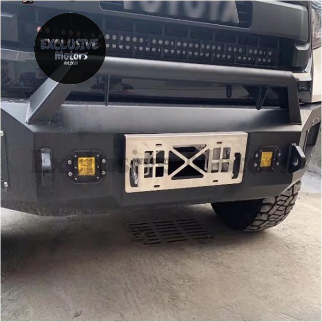 License Plate Frame With Winch Mouth For Toyota Fj Cruiser (2007-2022)