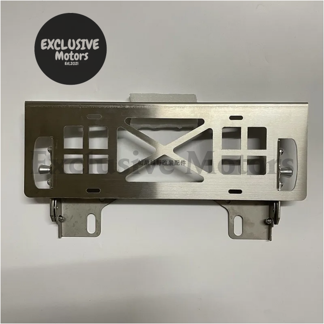 License Plate Frame With Winch Mouth For Toyota Fj Cruiser (2007-2022)