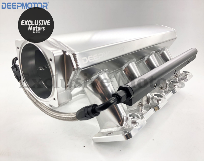 Low Profile Fabricated LS3 L92 Intake Manifold with MAP Sensor Port and Fuel Rails