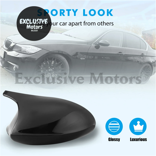 M-Style Rearview Mirror Cover For Bmw E90/E91 Pre-Lci (2005-2008)