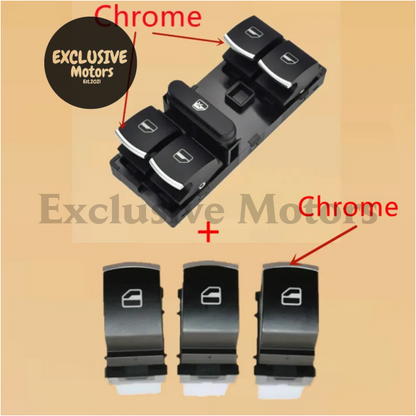 Master Window Switch For Vw Jetta/Tiguan/Golf Gti Mk5/Mk6/Passat