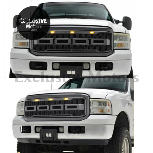 Mesh Grille With Led Light For Ford F250/F350 2005-2007