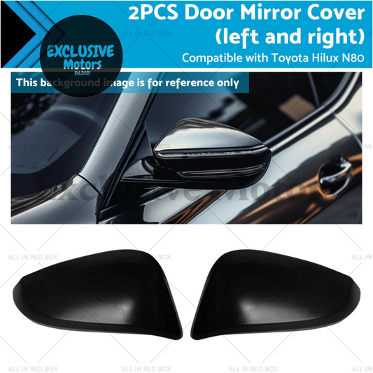 Mirror Covers for Toyota Hilux N80 (2015-2023)