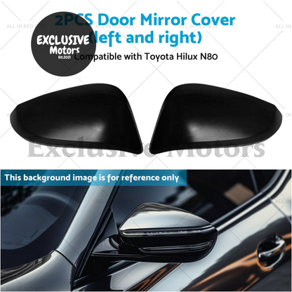 Mirror Covers for Toyota Hilux N80 (2015-2023)