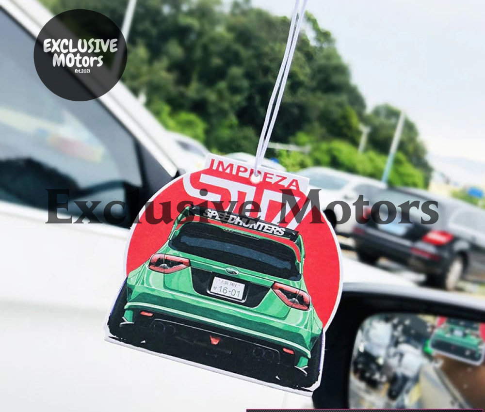 Modified Green Impreza STI Air Freshener - Air Fresheners 1