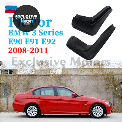 Mud Flaps For Bmw 3 Series (E90 E91 E92) - Front & Rear 4Pcs (2008-2011)