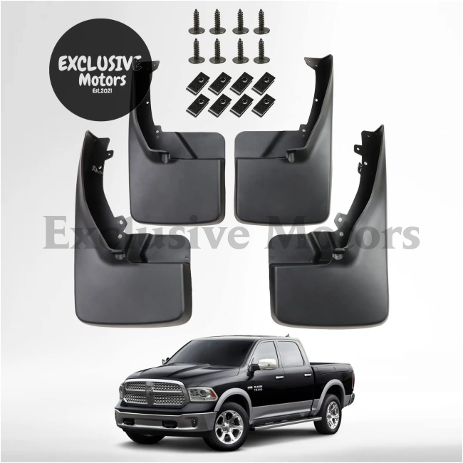 Mudguards/Mudflaps Splash Guards For 2009-2018 Dodge Ram 1500 & 2019 Classic 2010-2018 2500/3500