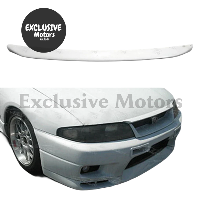 Nismo Style Fiber Glass Bonnet Line Lip For Nissan Skyline R33 Gtr/Gts 1993-1998