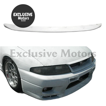 Nismo Style Fiber Glass Bonnet Line Lip For Nissan Skyline R33 Gtr/Gts 1993-1998