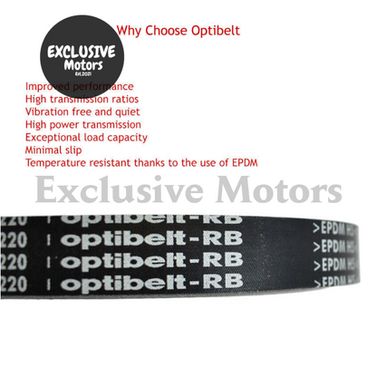 Optibelt V-Ribbed Drive Belt for Toyota Altezza 2.0L 4Cyl SXE10 3SGE