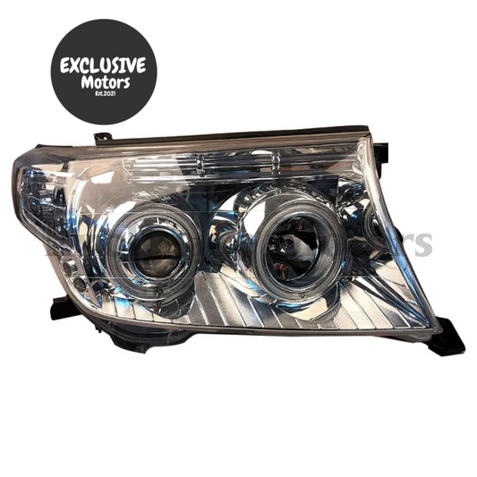 Pair Of Modified Led Headlights For Toyota Land Cruiser Fj200 / Lc200 (2008-2010)