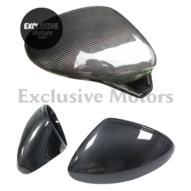 Porsche 718 982 Carbon Fiber Mirror Cover (L/R Drive)