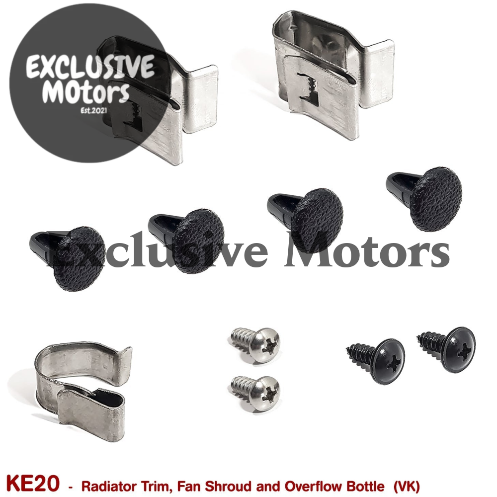 RADIATOR TRIM, FAN SHROUD and OVERFLOW FASTENERS for VK - HOLDCOM AUTO PARTS
