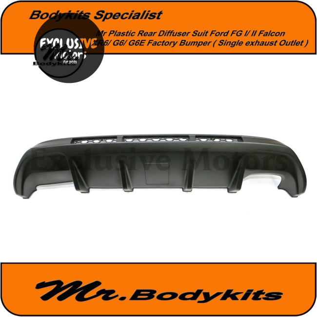 Rear Bumper Diffuser for Ford Falcon FG XR6/XR8/G6/G6E 