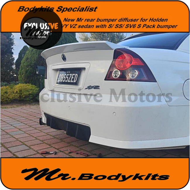 Rear Bumper Diffuser for Holden VY VZ Sedan S/SS/SV6 S Pack