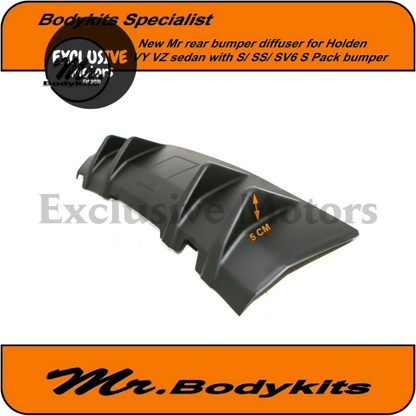 Rear Bumper Diffuser for Holden VY VZ Sedan S/SS/SV6/S Pack