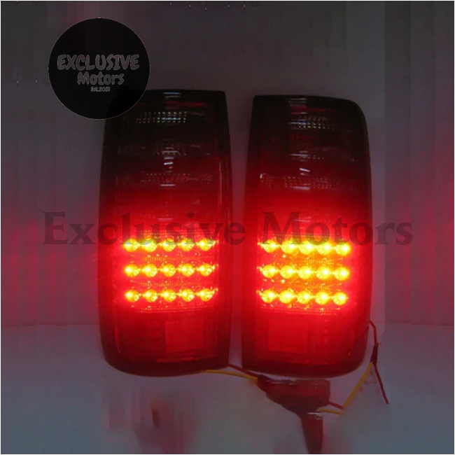 Rear Led Tail Light For Toyota Land Cruiser Fj80 (1991-1997) - With Bulbs