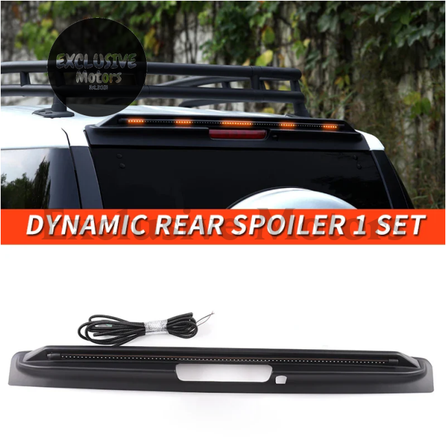 Rear Spoiler With Led Lights For Toyota Fj Cruiser (2007-2022)