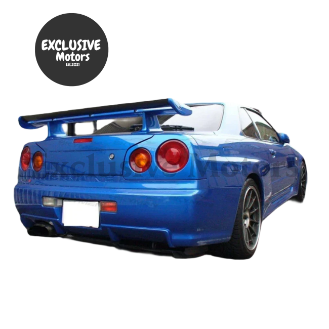 Rear Trunk Spoiler For Nissan Skyline R34 Gtr Style