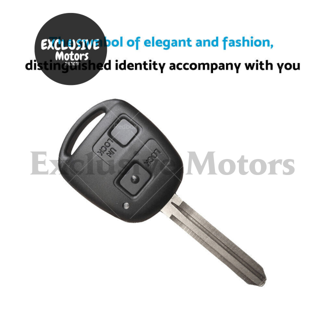 Remote Car Key with 4D-67 Chip Suitable for Toyota Prado 120, RAV4