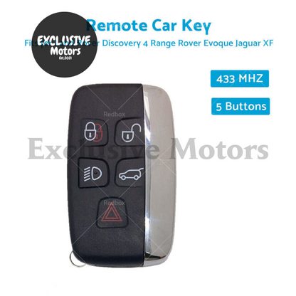 Replacement Key Remote for Land Rover Discovery 4, Range Rover Evoque, Jaguar XF