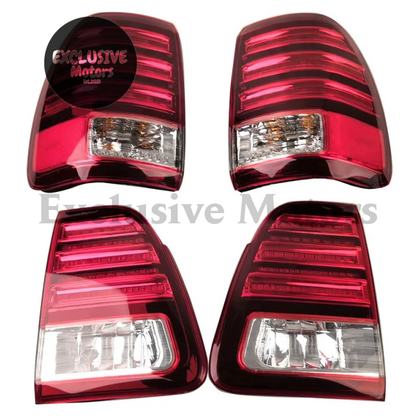 Retrofit Led Rear Taillight Brake Light Set For Toyota Land Cruiser Fj100/Lc100 (2000-2005)