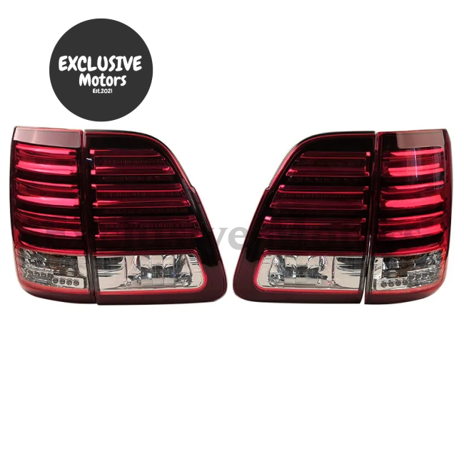 Retrofit Led Rear Taillight Brake Light Set For Toyota Land Cruiser Fj100/Lc100 (2000-2005)