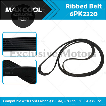 Ribbed Belt for Ford Falcon 4.0L BA, FG, EcoBoost