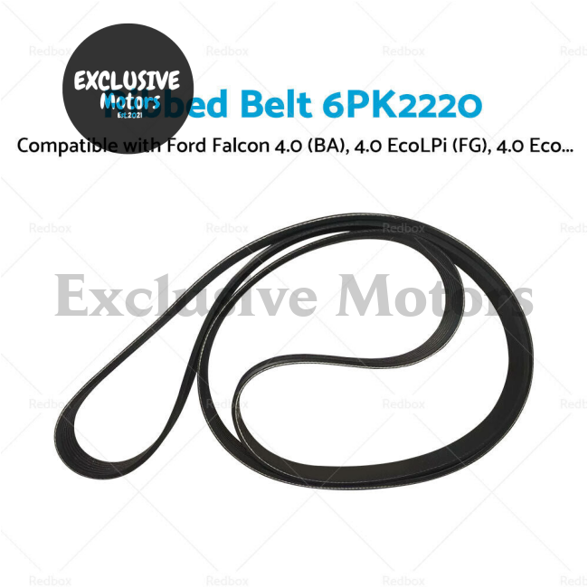 Ribbed Belt for Ford Falcon 4.0L BA, FG, EcoBoost