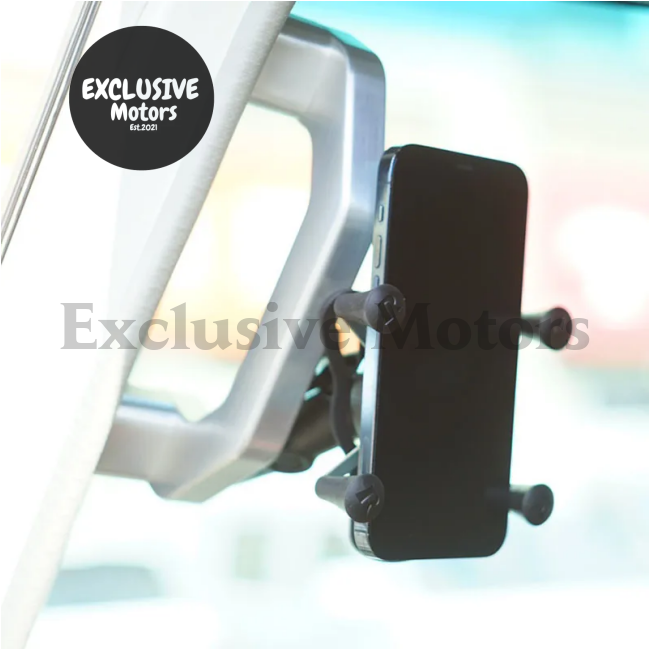 Roof Handle For Toyota Land Cruiser Lc76 - Aluminum Alloy A-Pillar And Mobile Phone Holder