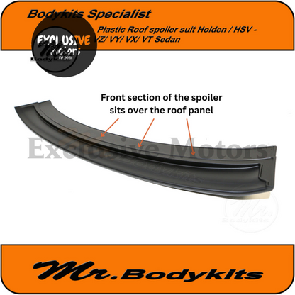 Roof Spoiler for VT/VX/VY/VZ Holden HSV Commodore Sedan