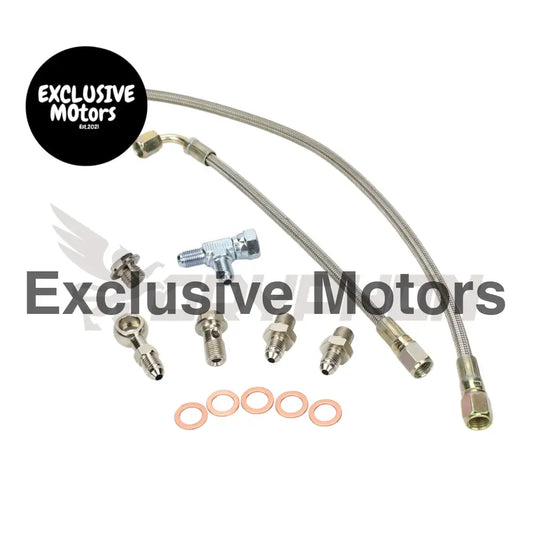 Rotated Turbo Oil Feed & Avcs Line Kit Subaru Forester Legacy Wrx Sti