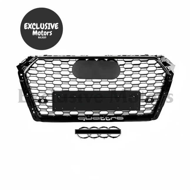 Rs4 Style Honeycomb Front Grille For Audi A4L (2017-2019)