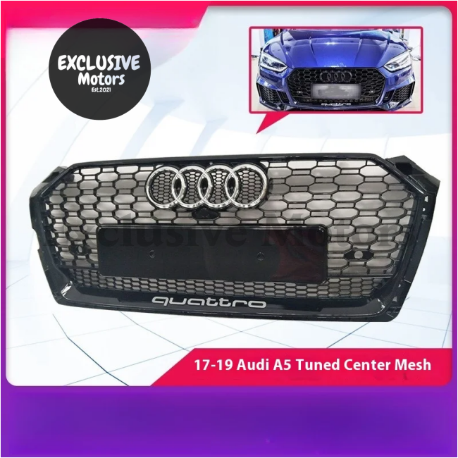 Rs5 Style Honeycomb Front Grille For Audi A5 (2017-2019)