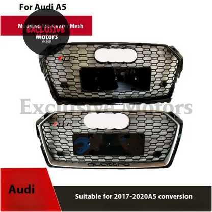 Rs5 Style Honeycomb Front Grille For Audi A5/S5 (2017-2019)