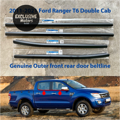 Door Weatherstrip Window Rubber Seals for Ford Ranger PX1/PX2/PX3 (2011-2023)