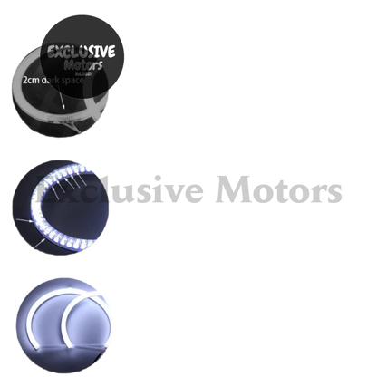 S Drl Led Angel Eyes Kit For Toyota Camry Xv40 2006-2009