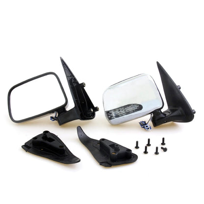 LED Chrome Door Mirror for Toyota Hilux 4WD 1997-2005