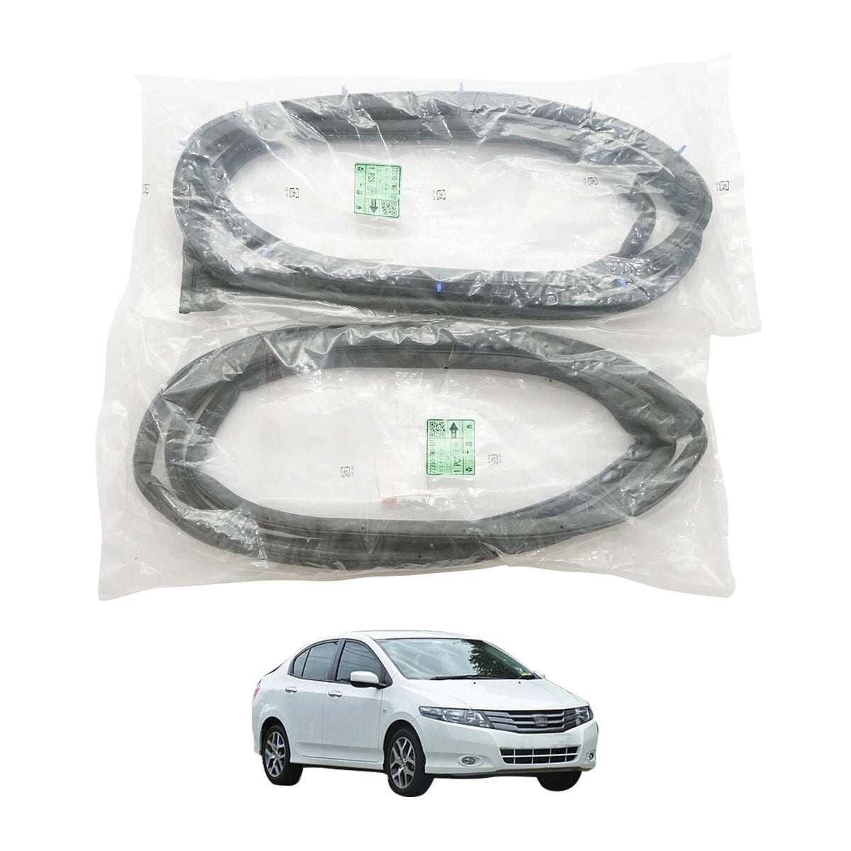 Front Door Weatherstrip Seal for Honda City Sedan 2008-2013