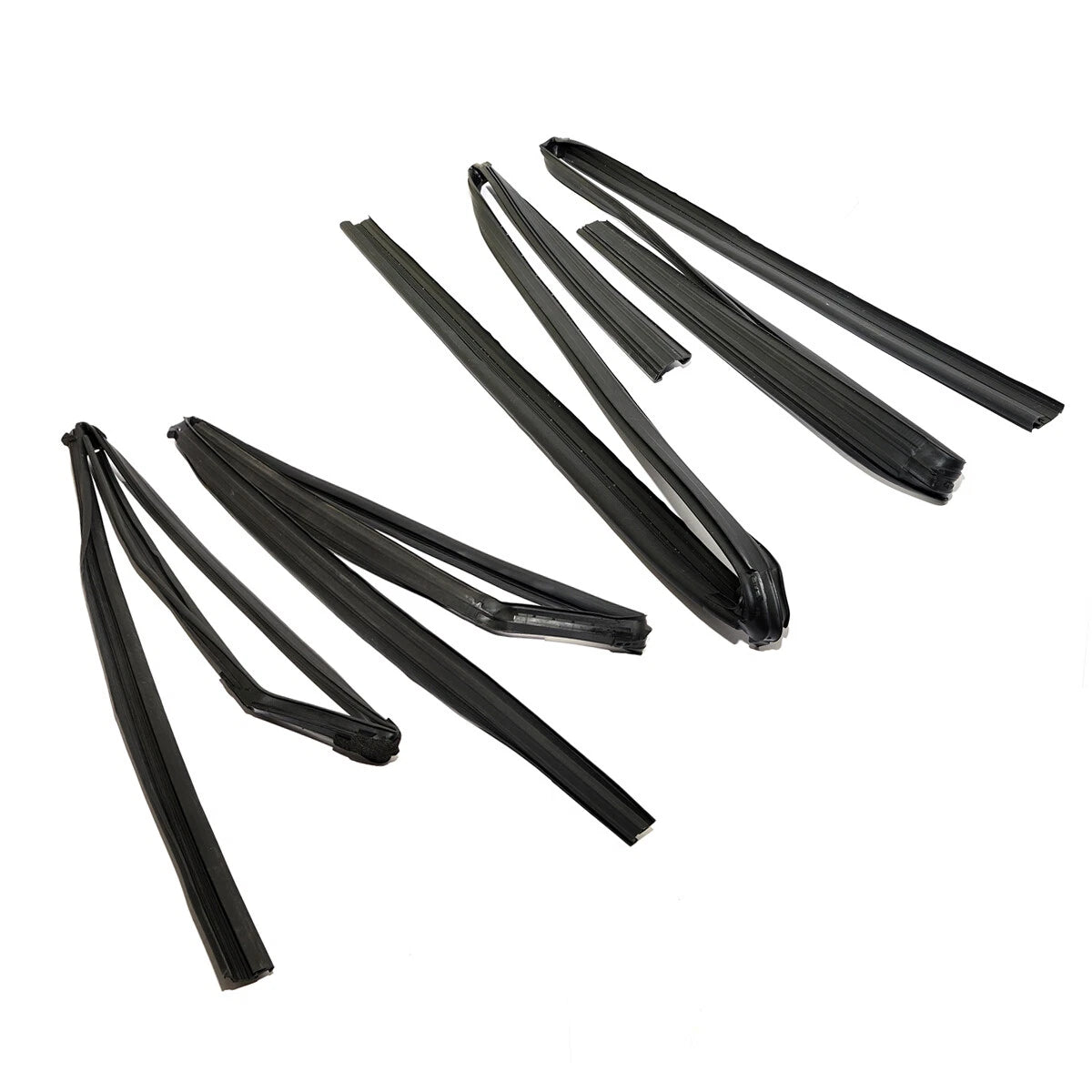 Front Rear Door Glass Run Channel for Honda Civic 4-Door 2017-2020